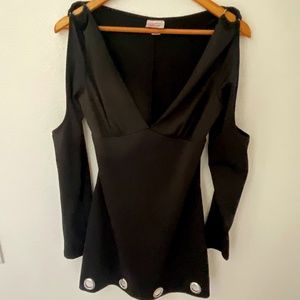 Black cocktail dress size medium